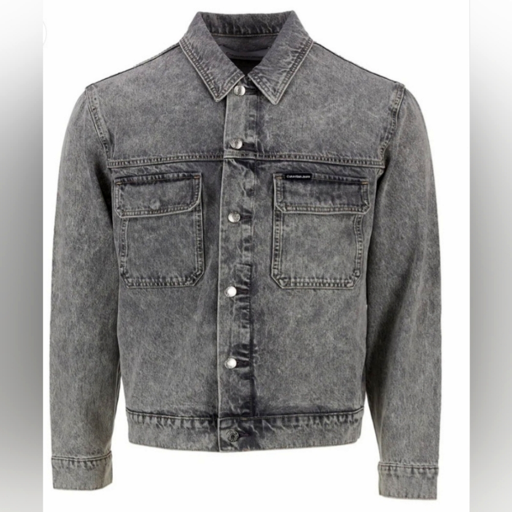Calvin Klein Denim Trucker Jacket L 🌚